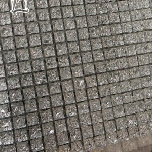Mirror 10mm sq crackle WM