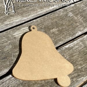 Xmas bell 10cm acrylic