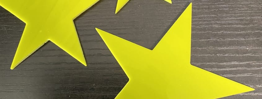 Christmas Stars - Yellow