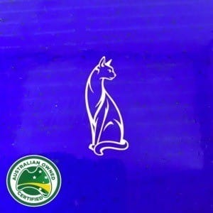 MD422RK Porcelain Blue Vintage Logo
