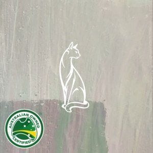 MDI140SK Clear White Wispy irid Logo