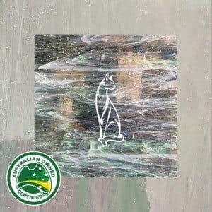 MDI140SK Clear White Wispy irid inset Logo