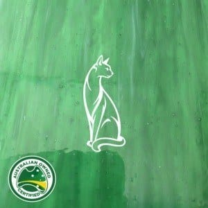 MD335SK Jade Green White Wispy Opal Logo