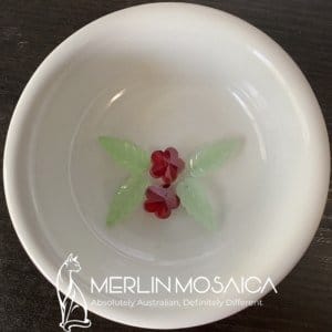Red Flowers with Leavves WM