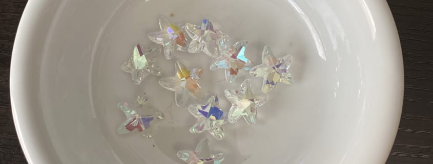 Glass Stars - Clear Iridised