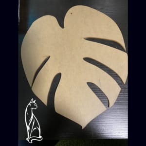 Acryl;ic Monstera leaf