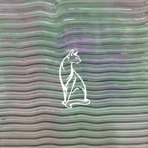 I022TM Clear Ripple iridised
