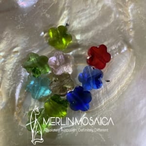 Mixed Crystal Flowers