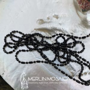 Black Oval-Round 2.4mm 304 Stainless