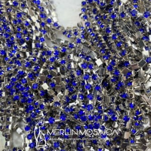 Blue 3.5mm Brass