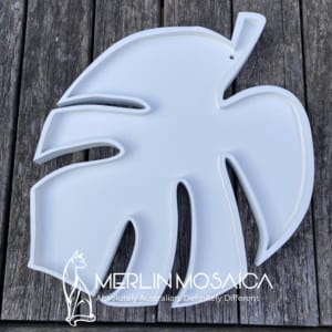 Walled Shape - Monstera Leaf