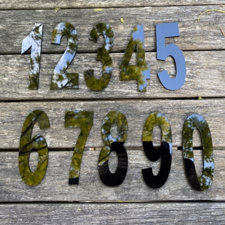 Numbers - Arial Black 100mm