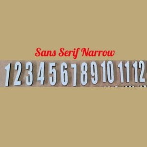 No4 Sans Serif Narrow named