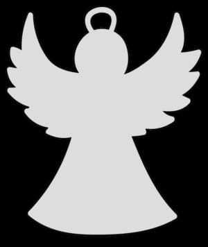 MM450 - Xmas Angel - Feathery Wings