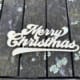 MM560 - Xmas Text 2 - Mirrored Acrylic