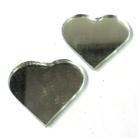 Mirror 20mm Hearts