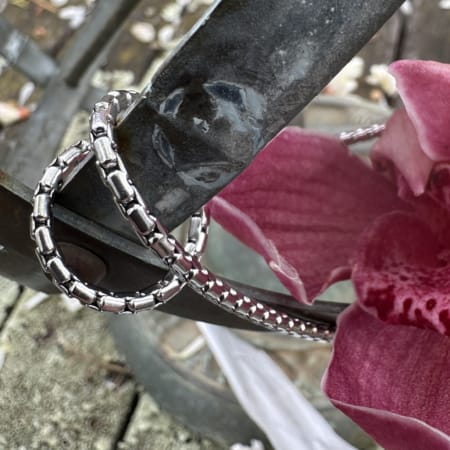 2MM SNAKE Silver 60cm