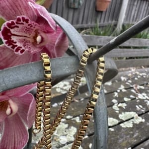 4MM BOX Gold 60cm