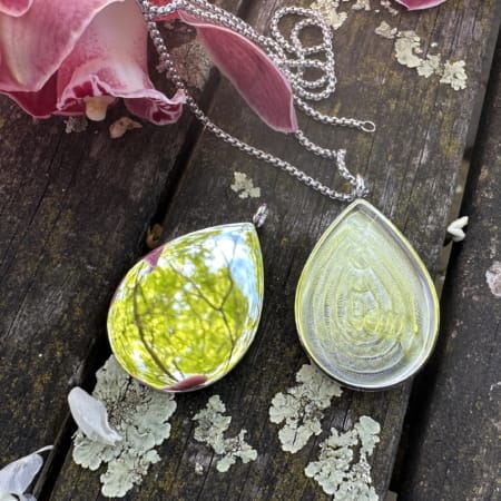 Silver Teardrop 40mm Bezel