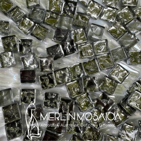 Mini Textured Silver 10mm