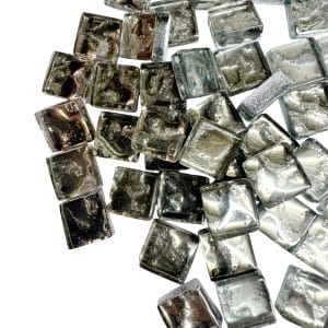 Silver Mini Texture 10x10mm
