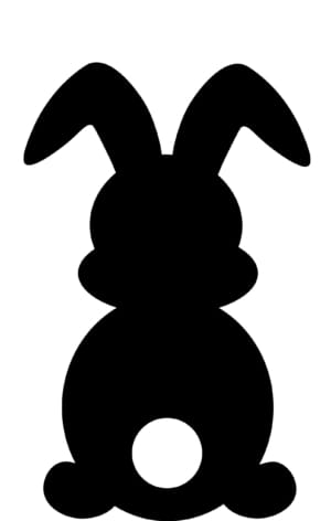 Set,Easter,Bunny,Silhouettes,Vector,Illustration