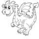 Coloring,Book,Dragon,Theme,Image,3,-,Vector,Illustration.