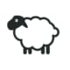 Sheep icon template