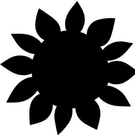 Sunflower,Set,Isolated,,For,Cutting