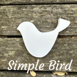 Simple Bird - PVC labelled