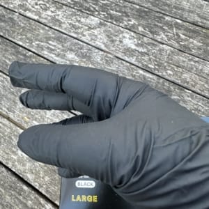 Black Nitrile Gloves - 100 pack