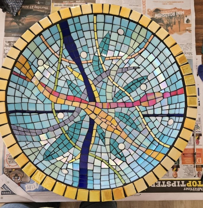 Fiona Ross - Abstract Birdbath