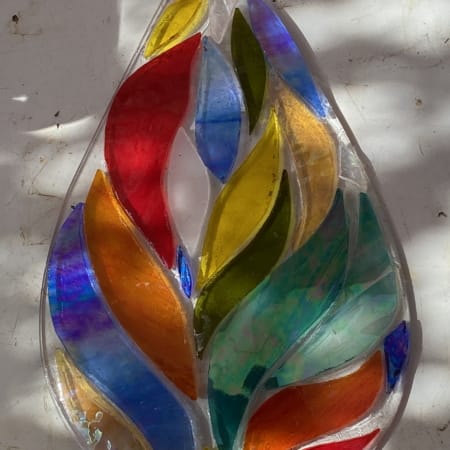 Flame Suncatcher - WIP 04