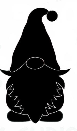 Merry,Christmas,Vector,Design,,Three,Gnomes,,Christmas,Illustration