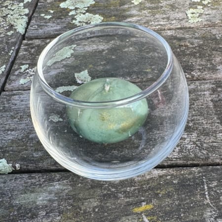 Tealight with candle