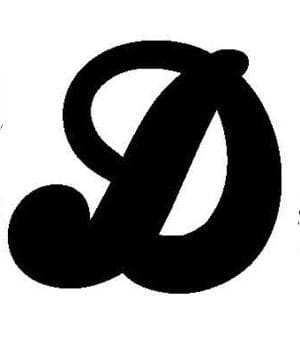 Mosaic Font - D