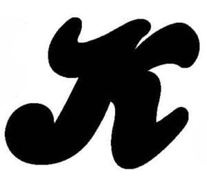 Mosaic Font - K