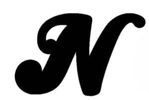 Mosaic Font - N