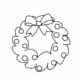MM1490-Simple-Wreath-BW