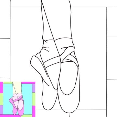 MM1530 En Pointe Panel with example