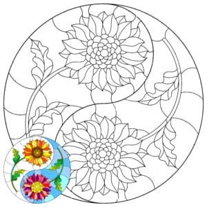 MM1590-Sunflower-Yin-Yang-Line-with-example-scaled