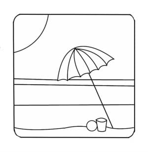 MM1600 - Beach UmbrellaBW