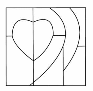 MM1620 - Heart BW