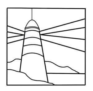 MM1630 - Lighthouse BW