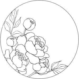 MM1670 - Round Peony Panel BW FINAL