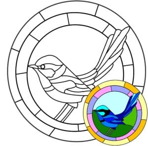 MM1720 - Fairy Wren with example