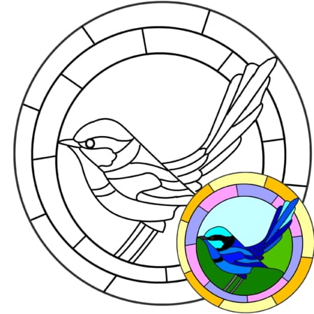 MM1720 - Fairy Wren with example