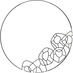 MM1730a - Irregular Rings - Round simple BW