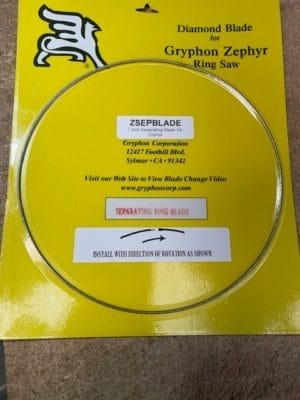 Gryphon Zephyr Separating Blade