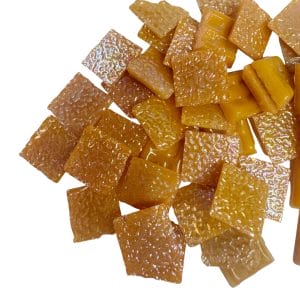 Orange Sparkle 15x15mm
